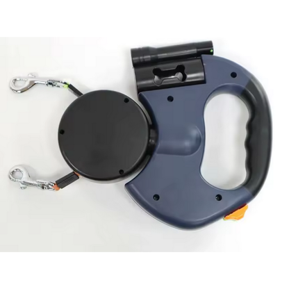 Correa Retráctil 2 Perros Antienredos